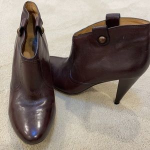 Coach Brown Leather Booties
